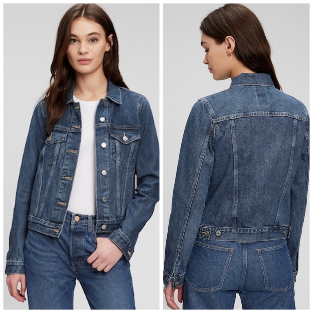 Gap 1969 Medium Dark Wash Jean Jacket